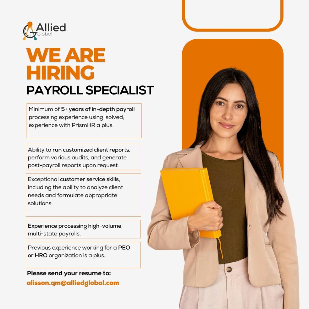 PayRoll Specialist